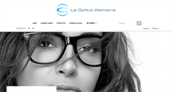 Desktop Screenshot of laopticalemana.com.ar